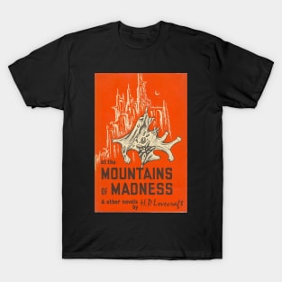 H.P Lovecraft Vintage Book Cover - At the Mountains of Madness T-Shirt